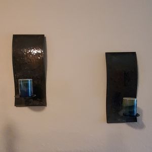 Pair of wall candle holders Kirklands